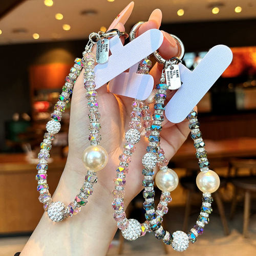 高乐多方糖水晶闪钻水钻手机挂链