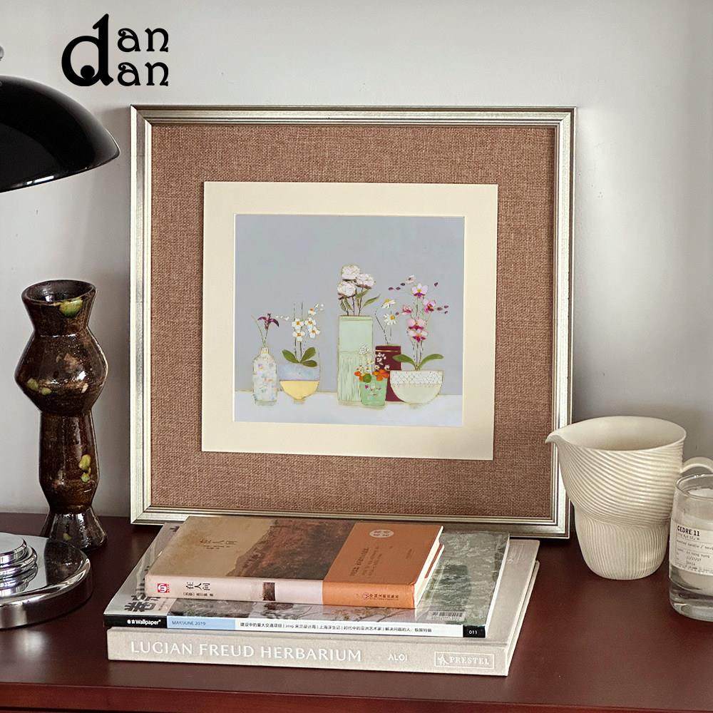 花韵》小众中古客厅装饰画法式覆古餐厅挂画沙发背景墙玄关壁画,家居饰品,现代装饰画,淘宝优惠券,粉丝福利购,淘宝优惠卷