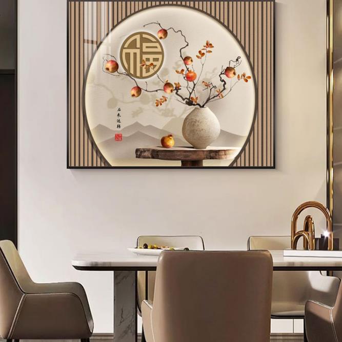 铝合金电表箱装饰画免打孔遮挡箱客厅开关电表盒配电箱电闸挂画