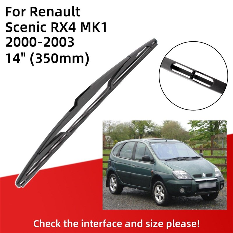 极速For Renfault Scenic RX4 MK1 2000-2003 Front Rear Wiper B