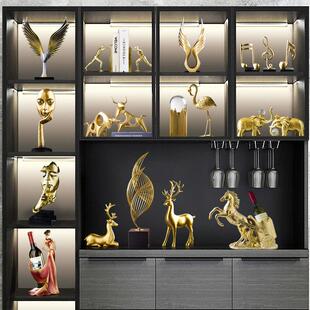 轻奢高档酒柜摆件创意客厅电视柜玄关高端大气简约现代家居装饰品