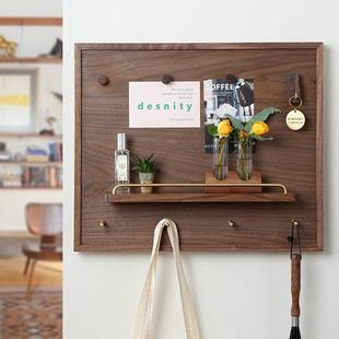 电表箱遮挡装饰挂衣架墙上壁挂式玄关入户进门钥匙收纳置物架子