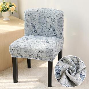 家用矮背餐椅子套罩连体弹力现代简约餐桌布靠背酒店椅套定制订做