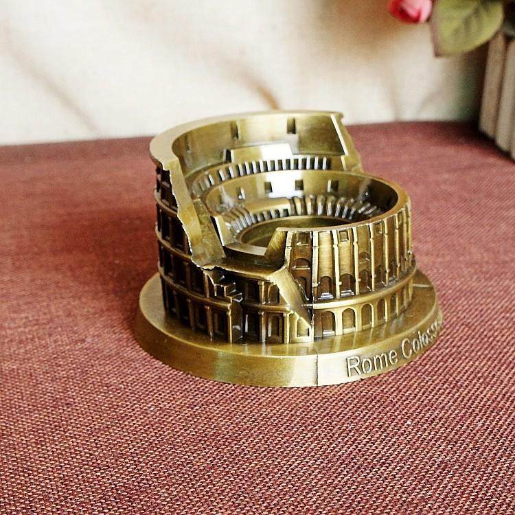 耀沙古罗马竞技场斗兽场金属世界建筑模型家居吧装饰创意礼盒,家居饰品,装饰摆件,淘宝优惠券,粉丝福利购,淘宝优惠卷