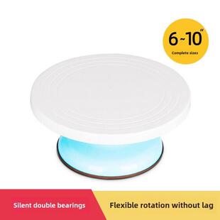 旋转转盘底座多肉盆景制作插花泥塑陶艺手工转盘产品展示架