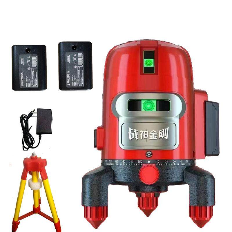 红外线水平仪战神金刚室外强光高精度激光贴地贴墙仪投线仪平水仪