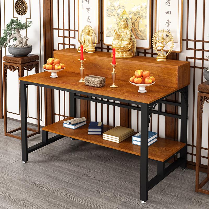 供桌香案家用中式简约关公财神爷菩萨仙家现代佛像供奉台佛台贡桌