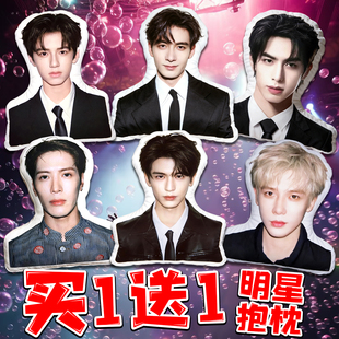 明星应援抱枕张凌赫周边陈星旭人物造型靠枕毛绒玩偶摆件生日礼物