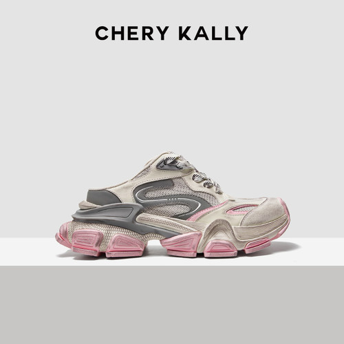 cherykally新款百搭包头拖鞋女