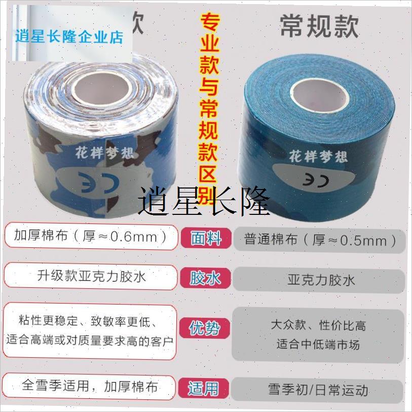 l滑雪护具面部护脸贴卡通防冻防风肌肉J贴胶带户外防晒冬季滑冰可