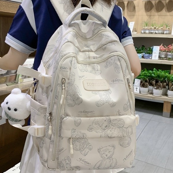 高颜值小清新大容量轻便旅行双肩包新大学生书包男女通用旅游背包