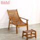 竹躺椅竹椅可调节竹椅子午睡孕妇午休躺椅加宽老人椅子靠背椅家用
