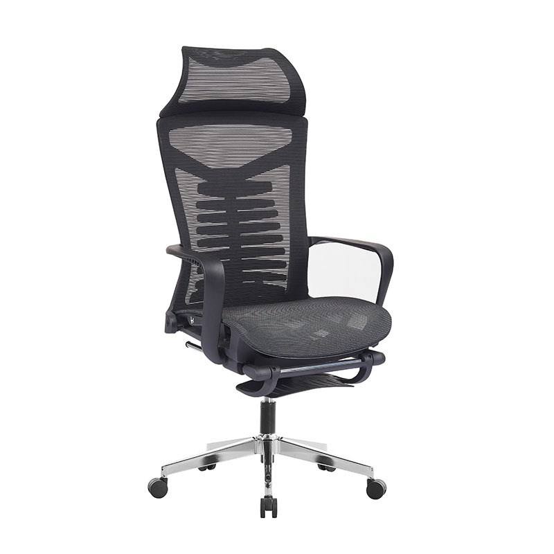 员工可躺午休坐椅职员办公椅人体工学升降转椅办公室带脚踏电脑椅