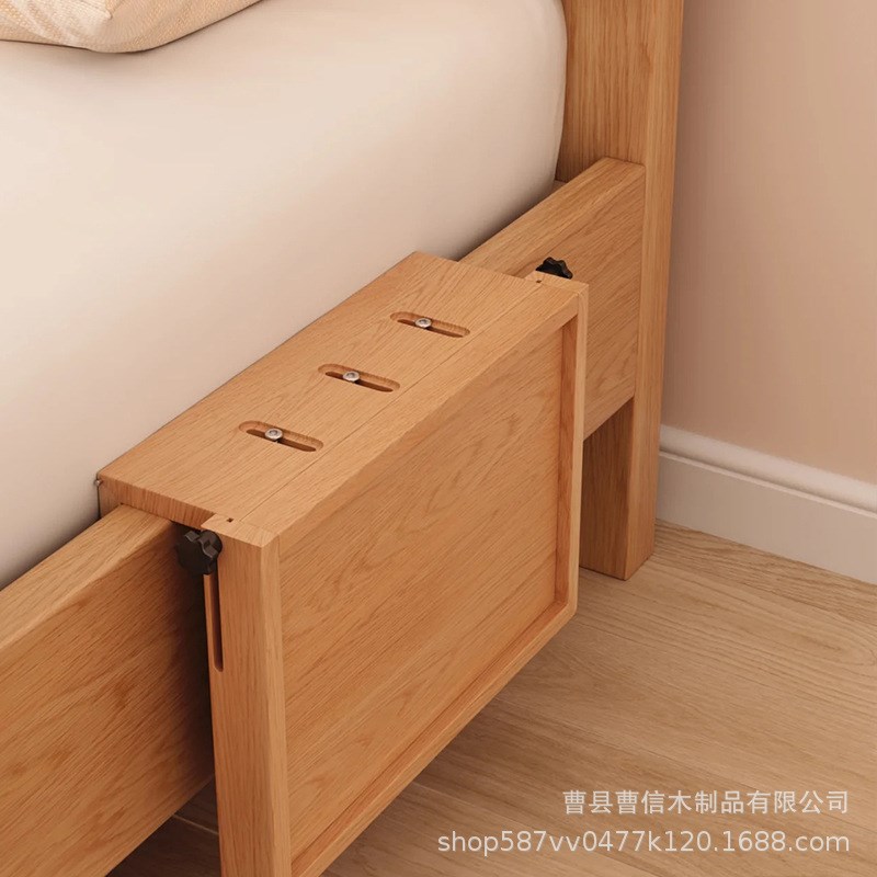 木制床边架可拆卸床头置物架可折叠式床头架床头收纳板厂家直供