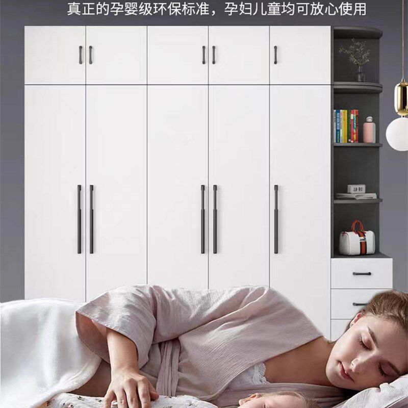 轻奢衣柜家用卧室组合收纳柜现代简约小户型整体衣柜经济型大衣橱