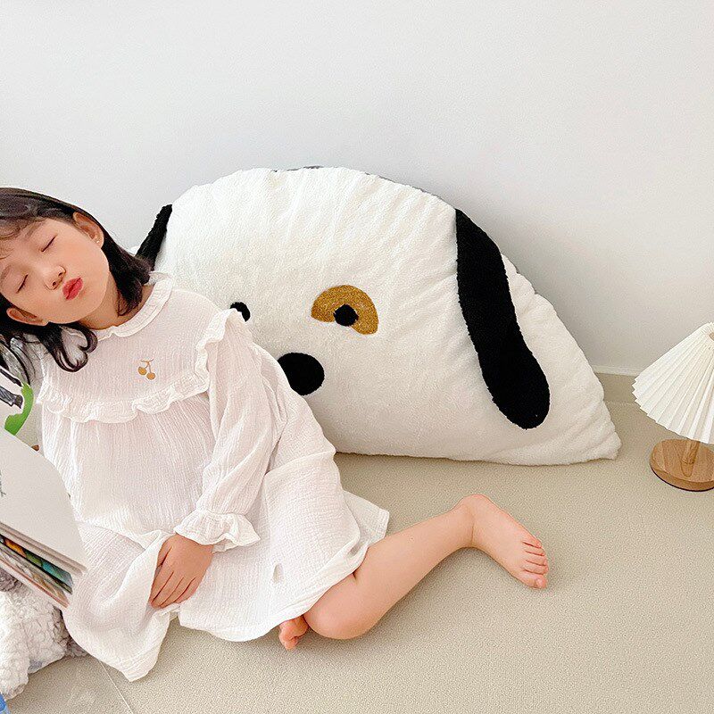 可爱动物造型儿童房床头靠背 卡通兔兔绒抱枕 卧室榻榻米靠枕靠垫