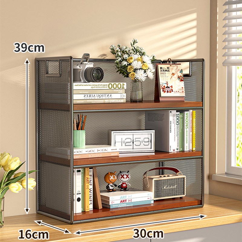 工位桌面收纳架办公室桌上多层置物架书桌文件分层整理架神王涛一