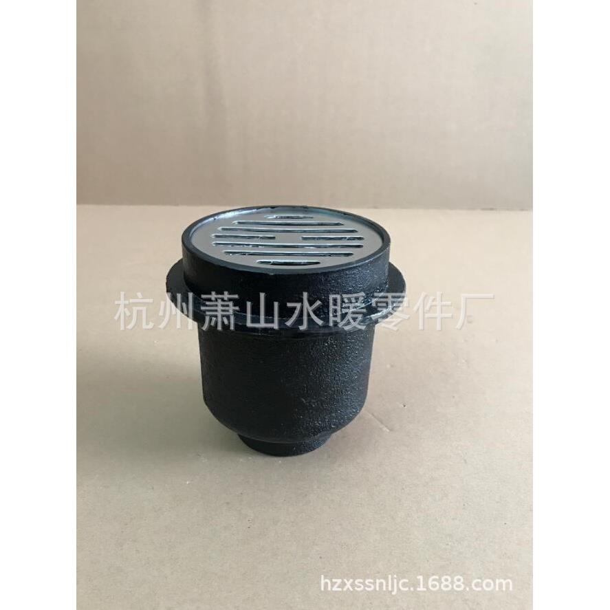 DN50厨房浴室地漏.不锈钢网框地漏.过滤网地漏铸铁无水封网框地漏