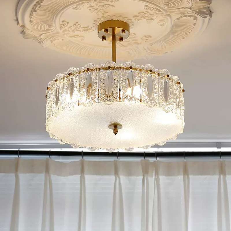 轻奢卧室灯吸顶灯法式复古田园简约现代浪漫创意主卧房间意式灯具