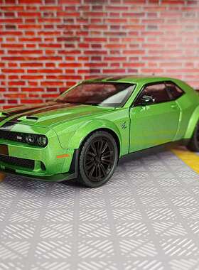 嘉业VB24375仿真地狱猫SRT合金跑车模型挑战者汽车摆件玩具车儿童