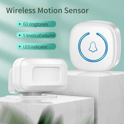 无线运动传感器报警器、用于商务入口的运动检测门铃、老年人跌倒