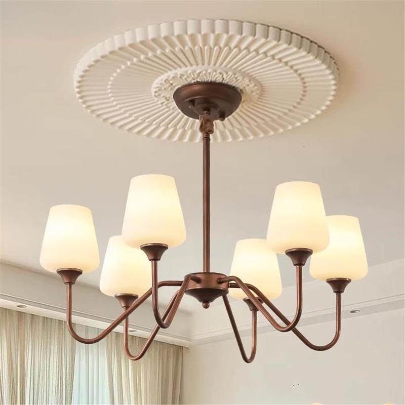 美式中古风客厅吊灯法式复古卧室灯餐厅大厅主灯房间设计感灯具,3C数码配件,USB灯,淘宝优惠券,粉丝福利购,淘宝优惠卷