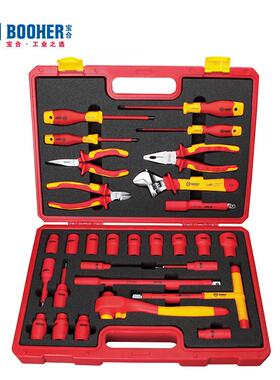 Booher宝合29件套1/2大飞VED绝缘综合维修工具组套020030