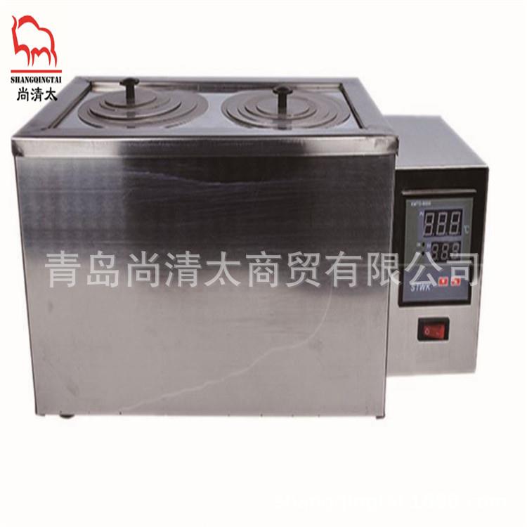 不锈钢数显恒温水浴锅单列双孔双列四孔双列八孔猪场同款