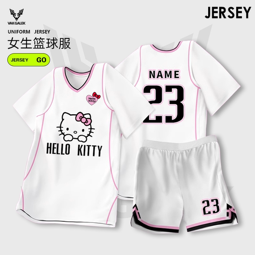 HeloKity篮球服定制男女美