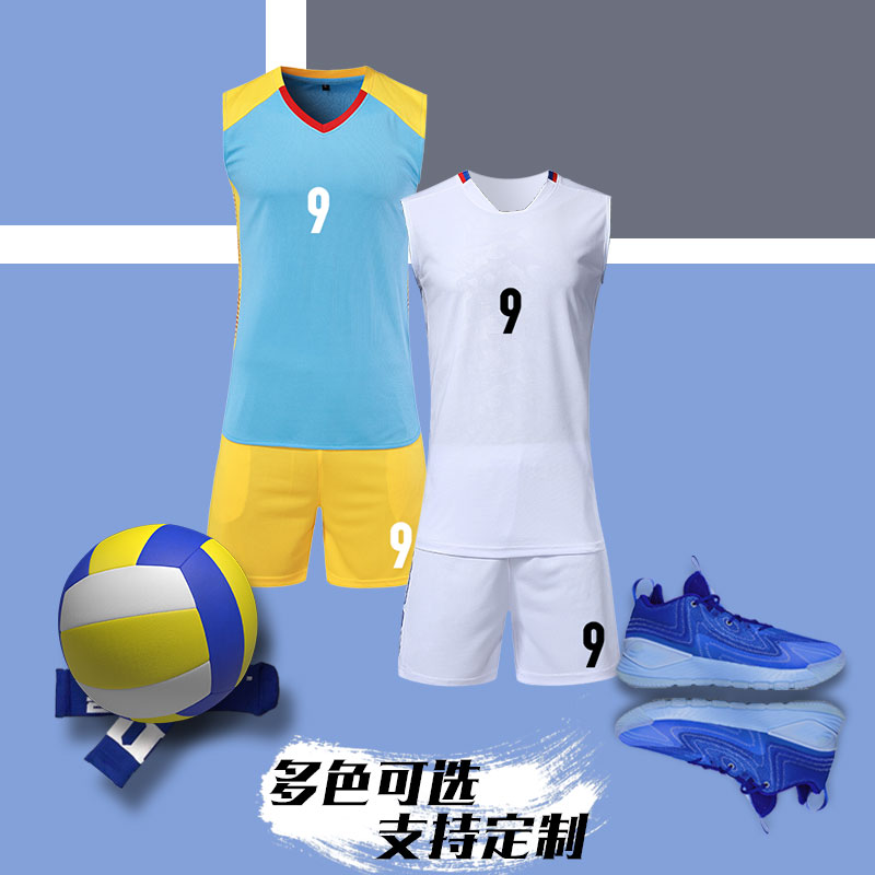 新款无袖排球服套装男女气图片