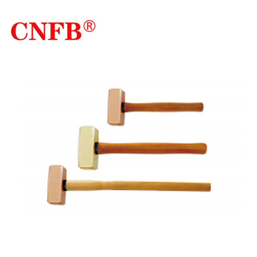 天津桥防CNFB德式八角锤防爆木柄德式八角锤（胡桃木锤柄）T8191I