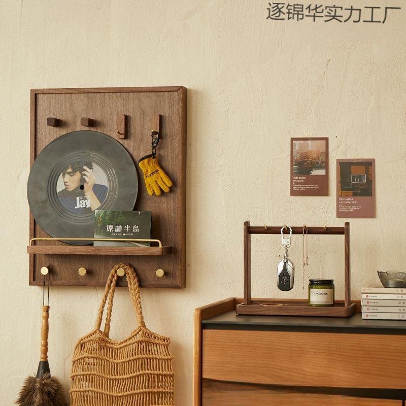 遮挡电表箱装饰画胡桃木网弱电箱盖板多媒体挂画实木电闸配电箱子