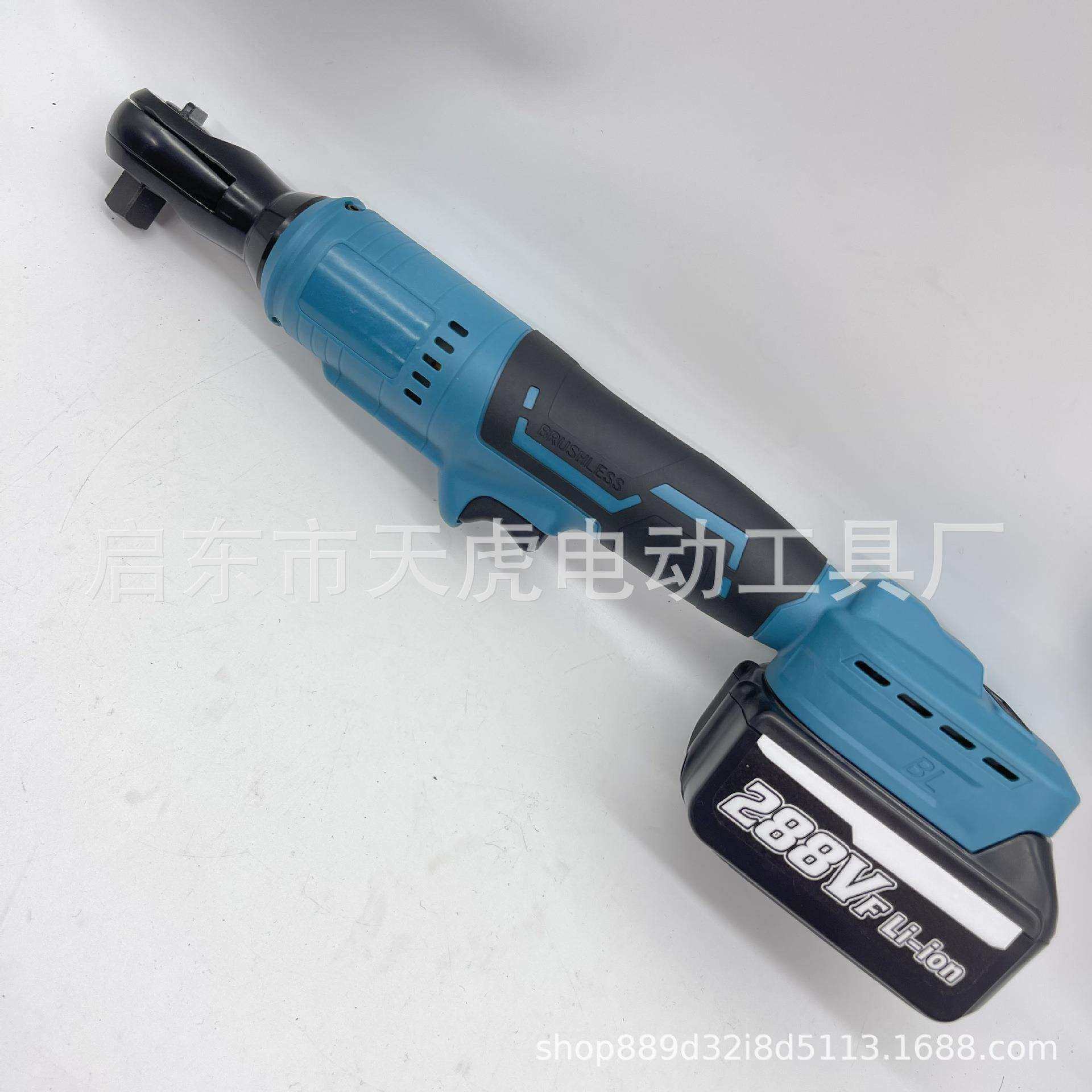 90度直角角向扳手电动充电棘轮扳手梅花21V锂电舞台桁架安装工具