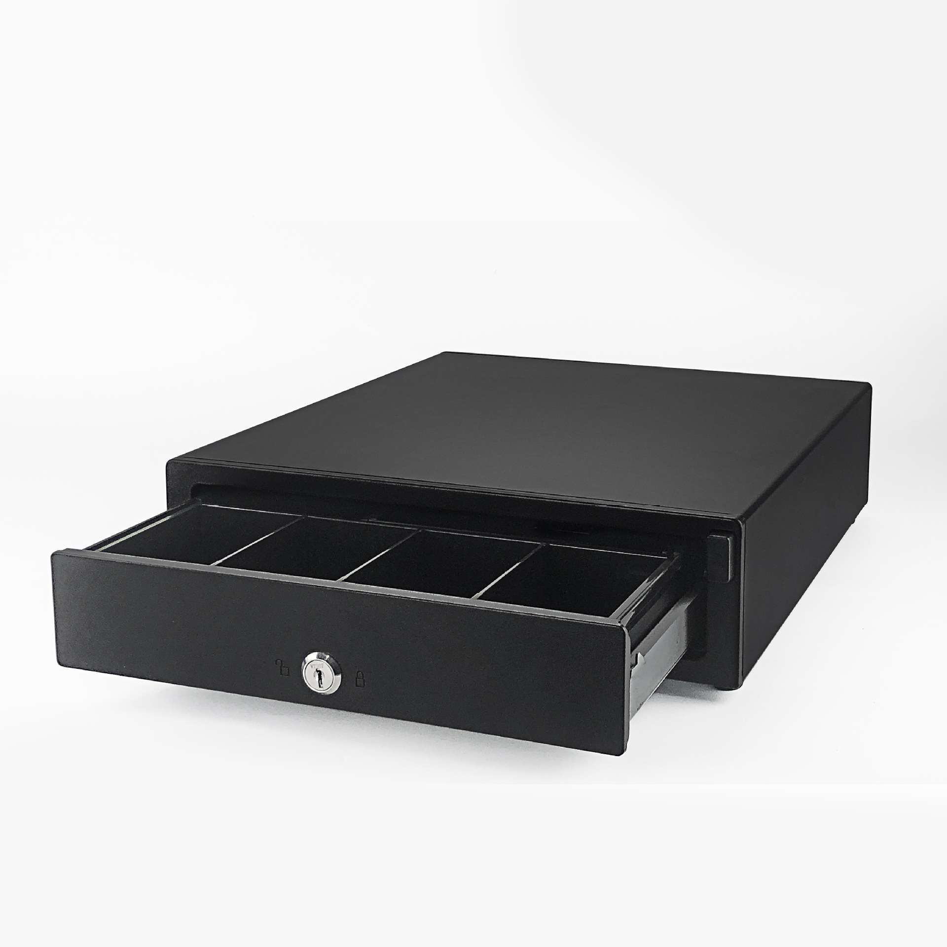 宝伦钱箱PL-801 迷你钱箱收银台专用 小型超市收银机钱箱