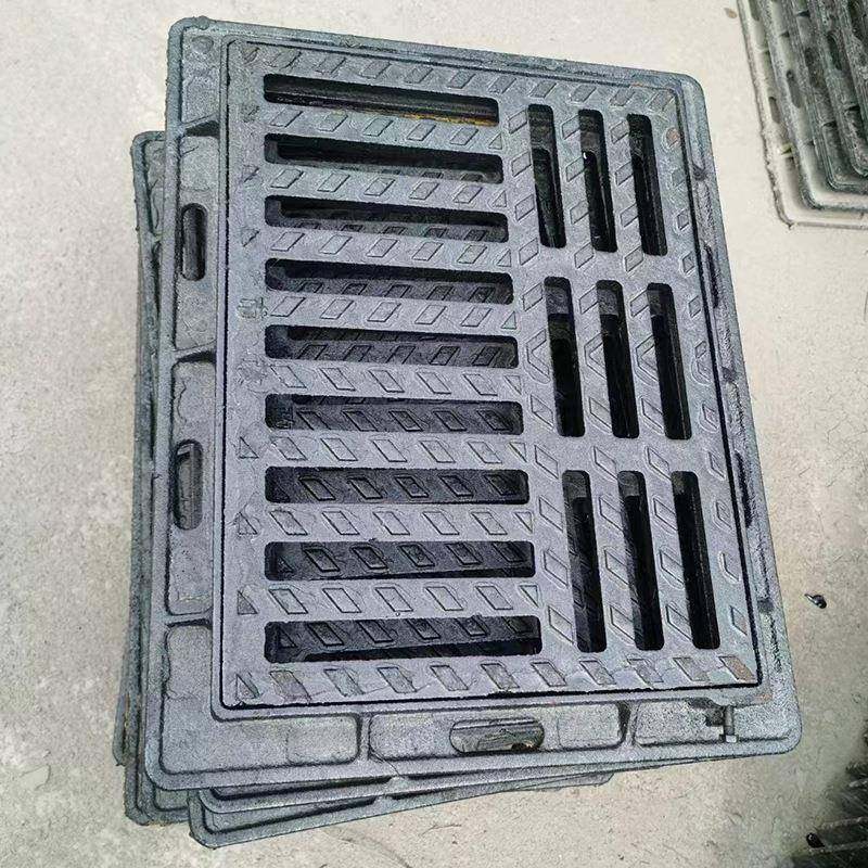 下水道地沟盖篦子污水铸铁400*600宁球墨铸铁雨水套篦子宁波余姚