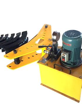 索力厂家生产黄色分体式手动液压弯管机4寸电动液压弯管机