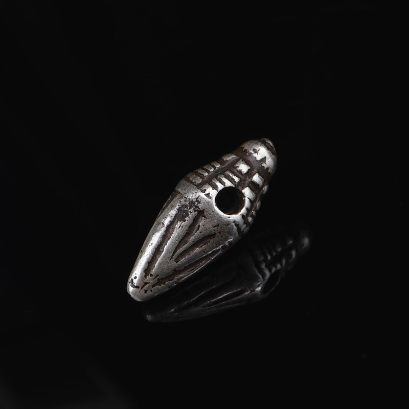 藏式罕见手工制作老银娘拉擦擦锁骨E吊坠纯银民族风老银擦擦配饰