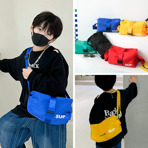 新款韩版儿童包包男童斜挎包帅气外出男孩背包时尚小包潮宝宝网红