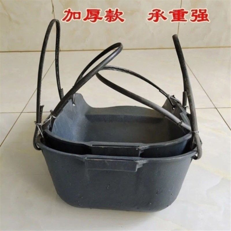 农用建筑挑泥沙簸箕挑土簸箕垃圾塑料撮箕工地箢箕橡胶粪箕畚箕