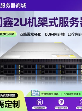 Gooxi国鑫AS201-D08R 2U8盘位热插拔机架式服务器2代可扩展处理器