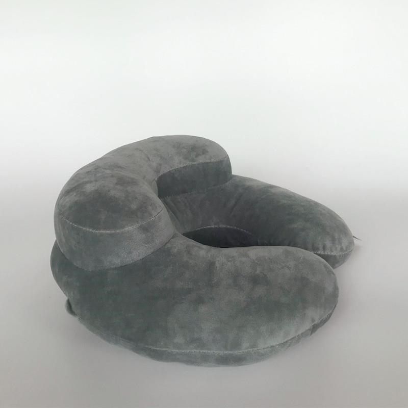 超柔毛绒汽车腰靠/s办公室靠枕午睡枕U型枕可固定
