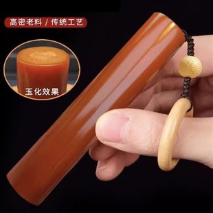 文玩罗汉竹玉竹实心竹手把件老玉竹C挂件高密度竹子鱼子纹随身小