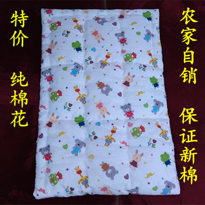 定做全棉婴幼儿园床垫儿童尿垫A纯棉褥子棉花床褥宝宝卡通垫被加