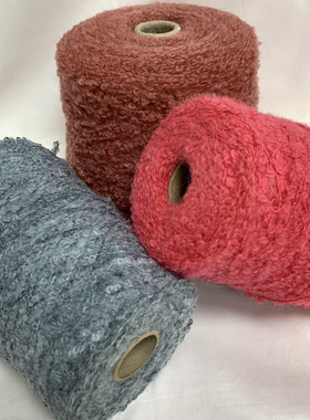 22羊驼毛39羊毛圈圈纱手编中粗毛线桃淘乐钩针手工编织diy材料包