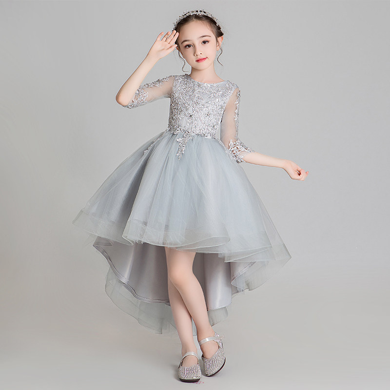 儿童晚礼服公主裙女童蓬蓬纱小女孩花童婚纱拖尾走秀演出服洋气春,童装/婴儿装/亲子装,儿童礼服,淘宝优惠券,粉丝福利购,淘宝优惠卷
