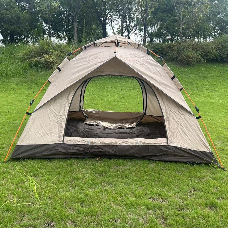 帐篷户外露营自动免安装便携式折叠遮光防晒帐篷3-4人野营帐篷