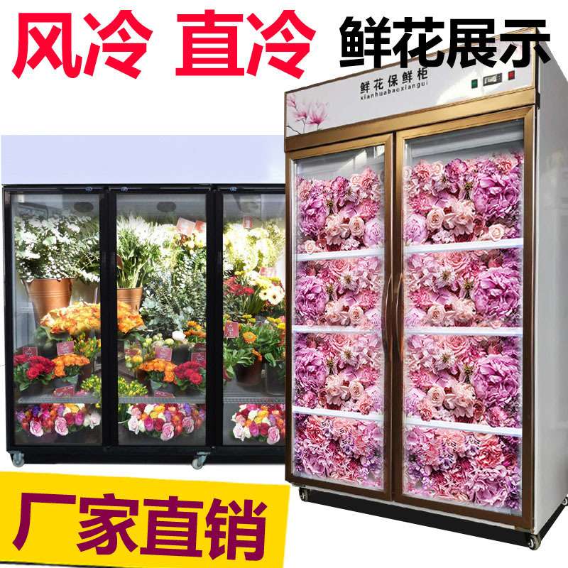 鲜花保鲜柜花店花卉冷柜冰柜专用鲜花柜展示柜冷藏柜风冷无霜冰箱