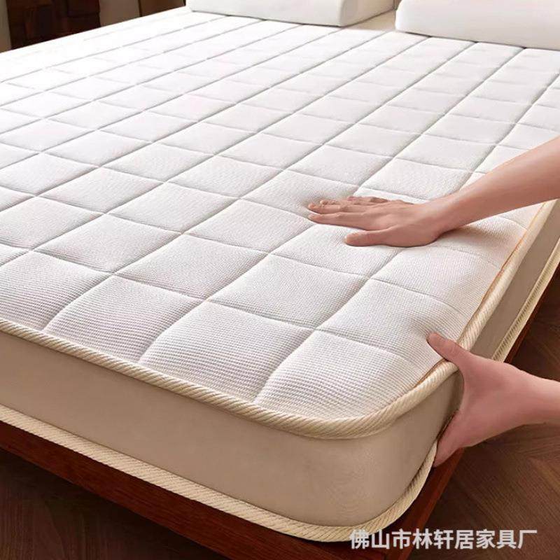 超厚纯天然S型精细黄麻床垫乳胶护脊儿童家用卧室榻榻米薄硬床垫