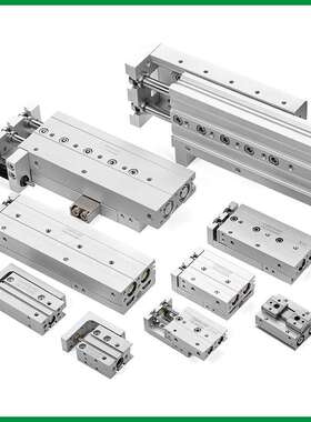 JHLS系列双轴双杆气动滑台气缸 缸径6/8/12/16/20mm 多行程可选