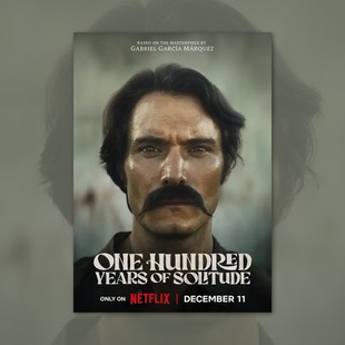 百年孤独海报装饰画框周边背景墙贴房间定制宿舍卧室照片工作室卡